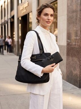kate spade Carmen satchel laptop tote shoulder bag diaper bag